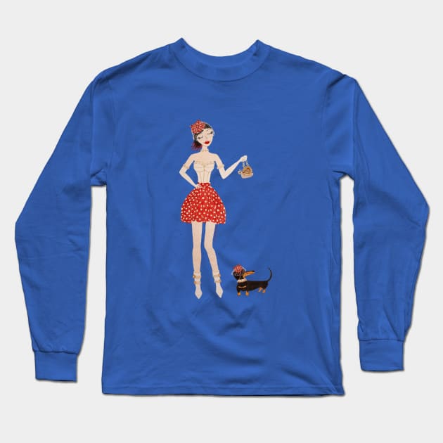 Amanda Long Sleeve T-Shirt by DebiCady